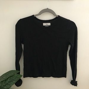 Aritzia TNA black tight long sleeve